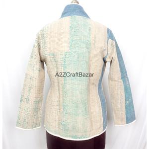 Wholesale Indian Handmade Quilted <b>Kantha</b> <b>Jacket</b>, Women Quilted <b>Kantha</b> <b>jacket</b>, <b>Kantha</b> Coat For Girls And Women's - Product Image 4