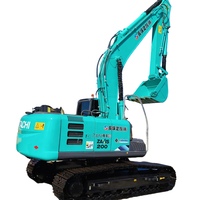 Excavatrice sur chenilles Hitachi ZX200-5A de marque haut de gamme, fidélité d'usine d'origine, excellente, 20 tonnes, hydraulique, à vendre