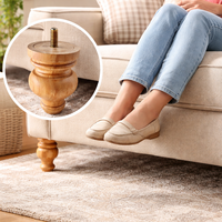 Pieds de meubles en bois massif, pieds de canapé classiques, pieds de table, bois naturel, pièces de rechange durables