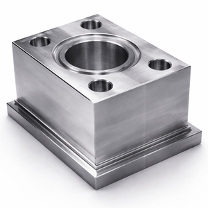 บล็อกตัวต่อกลึง CNC Lucan Techno ความแม่นยำตามสั่งพร้อมรูเกลียวขนาด80x80x40มม. และส่วนประกอบ PLC - Product Image 6