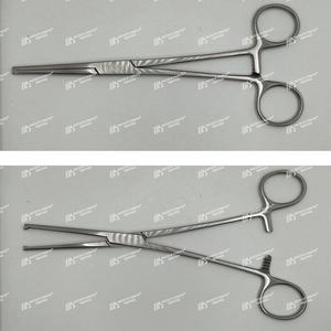 Pinzas Arteriales Kocher Ochsner de Acero Inoxidable de 20 cm con Certificación ISO 13485, Instrumentos Quirúrgicos Veterinarios Maestros de Clase I Reutilizables - Product Image 6