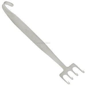 เครื่องมือผ่าตัดแบบแมนนวล Freeman Rake Retractor 4 ง่าม ทำจากเหล็กกล้าไร้สนิม สำหรับผ่าตัดทั่วไป ได้รับมาตรฐาน CE ISO13485 - Product Image 3