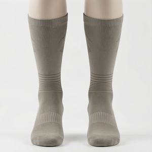 <b>Mens</b> Soccer Grip <b>Knee</b> <b>High</b> Compression Antislip <b>Socks</b> Breathable Athletic Football Sports Performance Durable Customized Color - Product Image 1