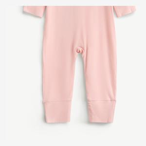Mameluco ajustado de manga larga con cremallera para bebé recién nacida, de Lyocell y Spandex, ODM Vietnam - Product Image 4