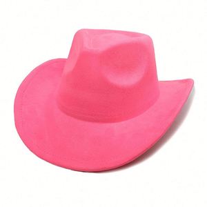 Sombrero Vaquero de Gamuza de Moda en 24 Colores, Novedad 2025, para Hombre y Mujer, Estilo Casual, Retro, Simple, para Viajes, Fiestas y Jazz - Product Image 5