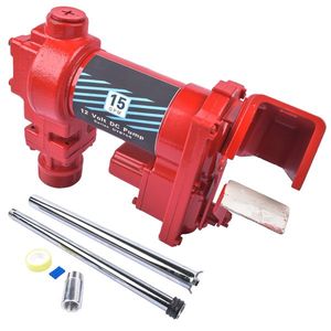 Nuovo Kit Pompa di Trasferimento Carburante 12V DC 15GMP Rosso per Auto, Camion, Trattori Diesel e Benzina - Compatibile con Diversi Modelli di Motori - Product Image 4