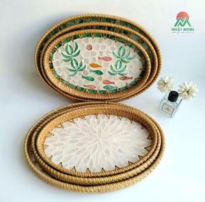 Novedad: Bandeja de Té Decorativa Nórdica de Lujo con Diseños Florales Coloridos y Múltiples Diseños, para Almacenamiento de Joyas y Alimentos - Product Image 5