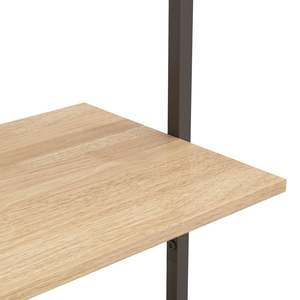 Estanterías Inclinadas de Madera Sintética y Acero en Marrón Claro y Negro - Categoría de Producto - Product Image 6