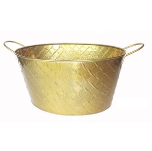 Elegant Embossed <b>Drink</b> <b>Cooler</b> Tub for Special Occasions and Event Decoration - Product Image 5