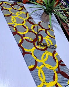 Tissu Sergé de Coton à Motif Imprimé Wax Africain Style Mozambique pour Chemises et Robes d'Enfants - Product Image 3