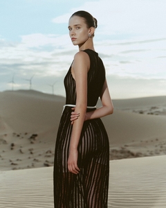 New Arrival Elegant Dresses For Women ODM Support LUNAIRIS GOWNS DRESS Sleeveless Maxi Womens Dresses With 100% COTTON - Product Image 2