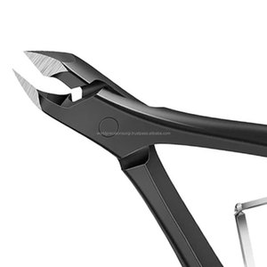 2 1 Professional Cuticle Trimmer <b>Clipper</b> Pusher Sharp Blade Stainless Steel <b>Nail</b> Care Tool <b>for</b> <b>Thick</b> <b>Nails</b> Boxed Salon Home Use - Product Image 2