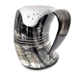 Cuerno para Beber de Alta Calidad, Cuerno Vikingo de Búfalo, Taza de Cuerno de Vaca para Cerveza/Vaso con Borde de Latón a Bajo Precio - Product Image 5