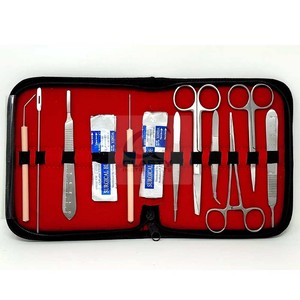 Kit de Suture Chirurgical en Acier Inoxydable avec Ciseaux, Pinces, Manche de Scalpel Certifié CE - Product Image 5