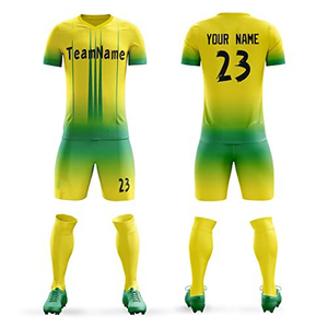 Conjunto de Camiseta de Fútbol Unisex Personalizada, Manga Corta, Estampado Geométrico Sublimado, Secado Rápido, Antibacteriano, Transpirable, Poliéster - Product Image 2