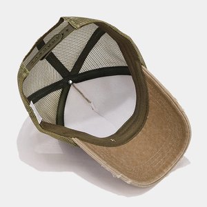 Gorra de Béisbol Personalizada de Alta Calidad, Estilo Urbano, de Algodón, Unisex, con Tinte Degradado, Ajuste Deportivo - Product Image 3