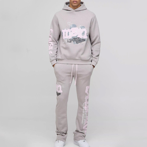 Survêtement pour hommes avec logo personnalisé OEM ODM, prix d'usine de haute qualité, durable, léger, respirant, confortable, vêtements de sport athlétiques - Product Image 1