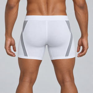 Caleçons de sport pour hommes en coton tricoté et élasthanne, taille mi-haute, écologiques, séchage rapide, confortables, haute qualité - Prix de gros - Product Image 6