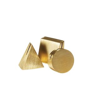 Support de cartes de visite promotionnel en laiton fait main moderne, présentoir durable pour bureau, hôtel, comptoir de magasin, remise de diplôme - Product Image 3