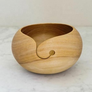 Direct Factory Price Eco-Friendly Wooden Yarn <b>Bowl</b> Handmade Simple Durable Stylish Skein Holder for <b>Knitting</b> Crocheting DIY - Product Image 5