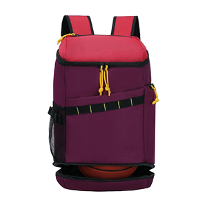Sacs à dos de basketball personnalisés pour hommes, en polyester, avec détails réfléchissants, logo d'équipe par sublimation, sacs à dos de basketball en vente - Product Image 6