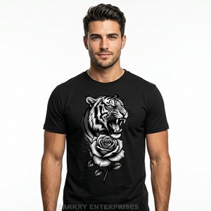 Premium Men Red Cotton <b>Tshirt</b> Custom 3D Isometric Love Letter Graphic Print High Quality Soft Combed Cotton Short Sleeve Factory - Product Image 6