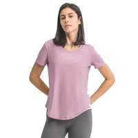 T-shirt en jersey imprimé à manches courtes et col rond pour homme, 100 % coton, coupe ample, décontracté et léger