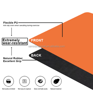 Sansd, superventas, Color naranja, antideslizante, arco de absorción de impactos, medio redondo, PU, goma Natural, <span class=keywords><strong>ejercicio</strong></span>, esterilla de Yoga <span class=keywords><strong>para</strong></span> gimnasio en casa - Product Image 6