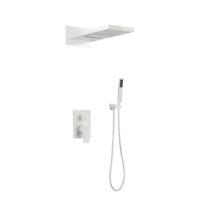 Set da bagno a pioggia a cascata a parete sistema doccia di lusso a pioggia - Product Image 1