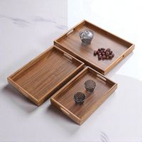 Plateau de service en bois artisanal Art Déco, qualité supérieure, décoration de table à café, cadeau personnalisable pour mariage, Ramadan, Diwali
