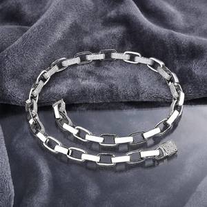 Collar de plata 925, joyería hip hop, cadena estilo Ice Out para hombre, disponible para la venta. - Product Image 4