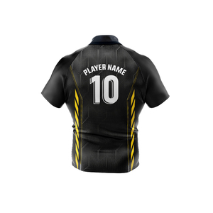 Wholesale High Quality Men Rugby Jersey Team <b>Set</b> Breathable Polyester/Cotton Customized Printed Sublimation Quick Dry Plus Size - Product Image 6