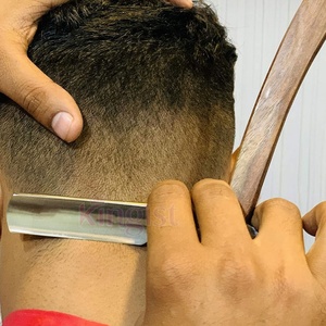 Professional High Quality Straight Edge Shaving Razor With Turkish Styles Handle Disposable for Men's Face Body Use for <b>Barbers</b> - Product Image 6