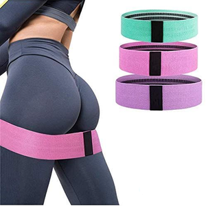 Women Fitness Resistance <b>Bands</b> Set for Yoga Pilates Lower Body <b>Workout</b> Athletic Training 3-Piece Kit - Product Image 1