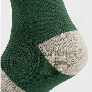 Green Crew <b>Socks</b> With Geometric Pattern Breathable <b>Running</b> Athletic <b>Socks</b> For Adults Summer Sport Wear - Product Image 6