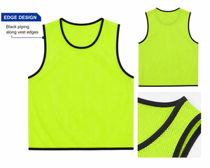 Custom Logo Mesh <b>Training</b> Vest Lightweight Sports <b>Bibs</b> for Soccer <b>Training</b> - Product Image 1