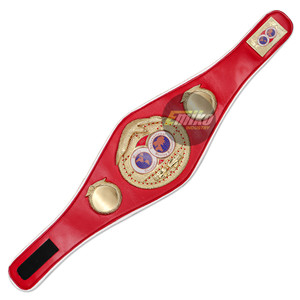 Cinturón de Campeonato Internacional de Boxeo IBF de Primera Calidad, Correa de Cuero Roja, Placa Central con Diseño de Águila, Tamaño Personalizado - Product Image 4