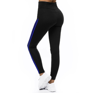Leggings de yoga OEM pour femmes, taille mi-haute, sans couture, respirants, à compression, pour entraînement, gym, fitness, course à pied, fournisseur de logos personnalisés, noir - Product Image 2