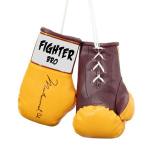Llavero de guante de boxeo mini de cuero sintético, llavero colgante para coche, llavero de guantes de boxeo, regalo de MMA, diseño de tamaño personalizado - Product Image 1