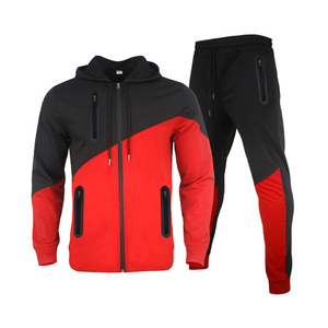 Ensemble de survêtement léger pour homme Altr Brothers, moderne, solide, hiver, décontracté, à capuche, 2 en 1, en polaire léopard, polyester et coton - Product Image 1