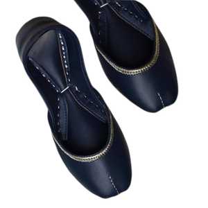 Trending Women Khussa Fashion Pumps Handmade Embroidered Pakistani Traditional Flats Comfortable Party Footwear OEM ODM - Product Image 5
