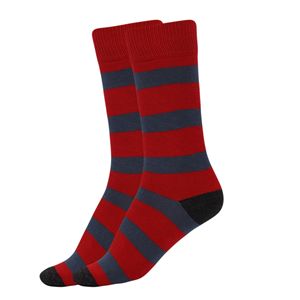 Calcetines de Algodón con Diseño de Rayas, 1 Par, Calcetines Casuales para Mujer - Product Image 2