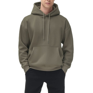 Sudadera casual para hombre, 100% algodón, de alta calidad, ropa gruesa, estilo urbano, sudadera básica de algodón mezclado para hombre - Product Image 1