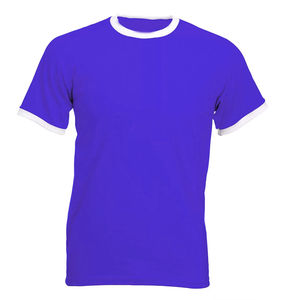 T-shirts personnalisés pour hommes, coupe ajustée, manches courtes, confortables, en coton doux, respirants et unis, nouveau style, 100% polyester coton - Product Image 3