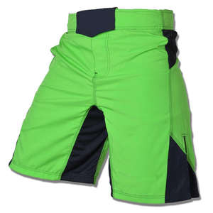 Shorts de sport MMA pour hommes, dernier design, taille élastique, motif uni, tissu respirant à séchage rapide, polyester et élasthanne - Product Image 1