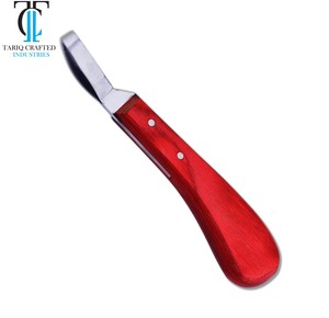 Cuchillo para Pezuñas de Caballo, Acero Inoxidable, Herramienta Profesional para Recortar Pezuñas, Equipo Veterinario Equino, Exportador - Product Image 1