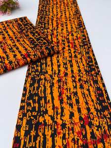 Tela africana estampada en cera y tela de algodón Ankara con diseños vibrantes para ropa tradicional de Kumasi - Product Image 5