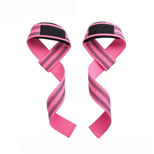 Sangles de poignet réglables en coton Misha Sports & Fitness pour la musculation - Légères, respirantes, antidérapantes, fermeture à pression - Product Image 1