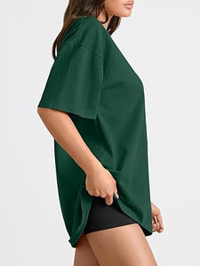 T-shirt graphique oversize délavé à l'acide pour fille avec imprimé, style streetwear urbain vintage, t-shirt ample et baggy hip-hop pour femme - Product Image 2