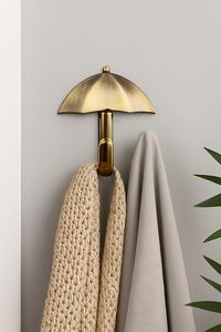 Metal Umbrella Wall Hooks Heavy Duty Decorative Wall Hook for Hanging Towels Clothes <b>Keys</b> Coats Bathroom Kitchen Entryway - Product Image 3